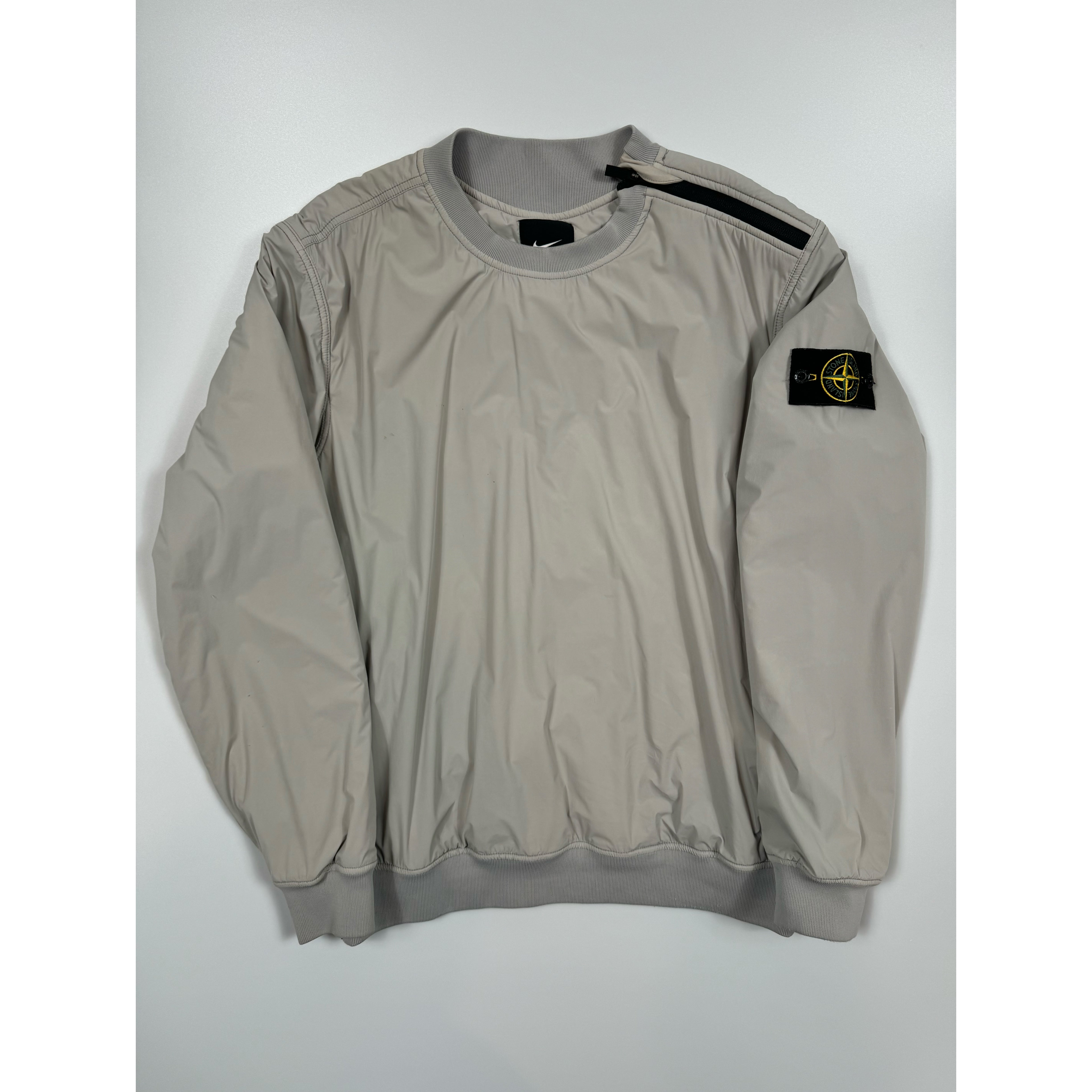 Nike x Stone Island Grey Tech Composite Jumper