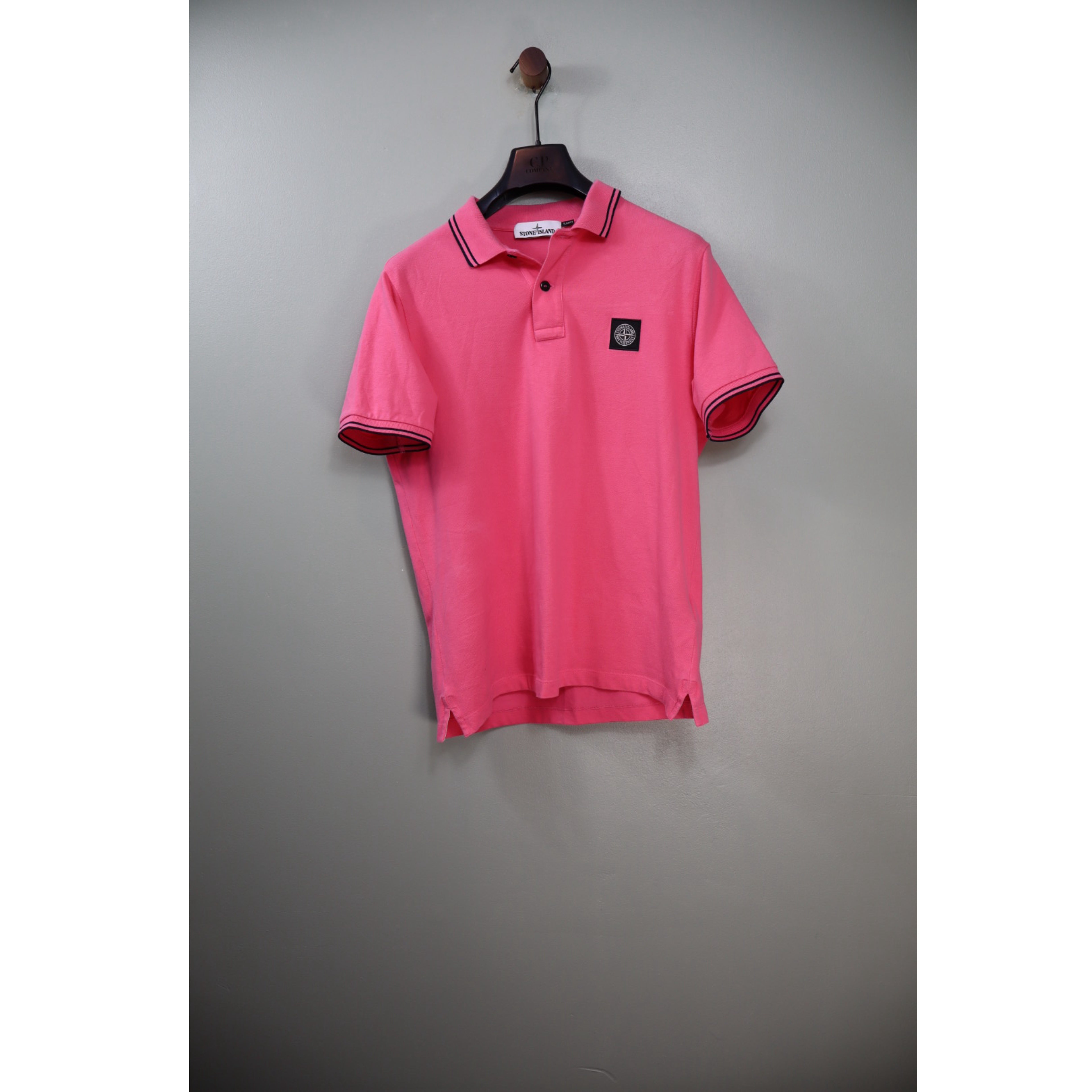 Stone Island Polo Shirt Pink Stone Island Stone Island Tip Polo Ss