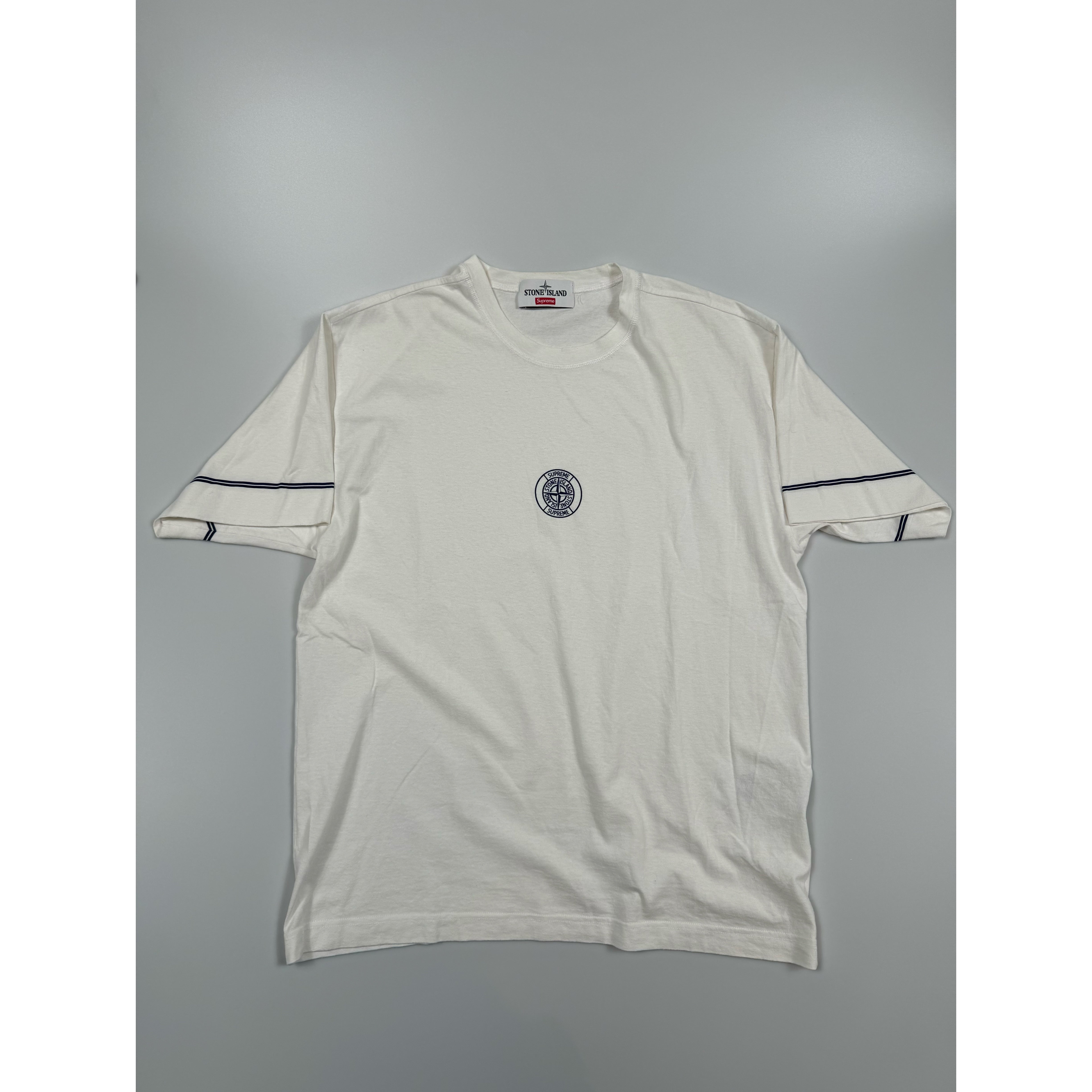 Farfetch Stone Island Tshirt Grey Farfetch Stone Island Compass T