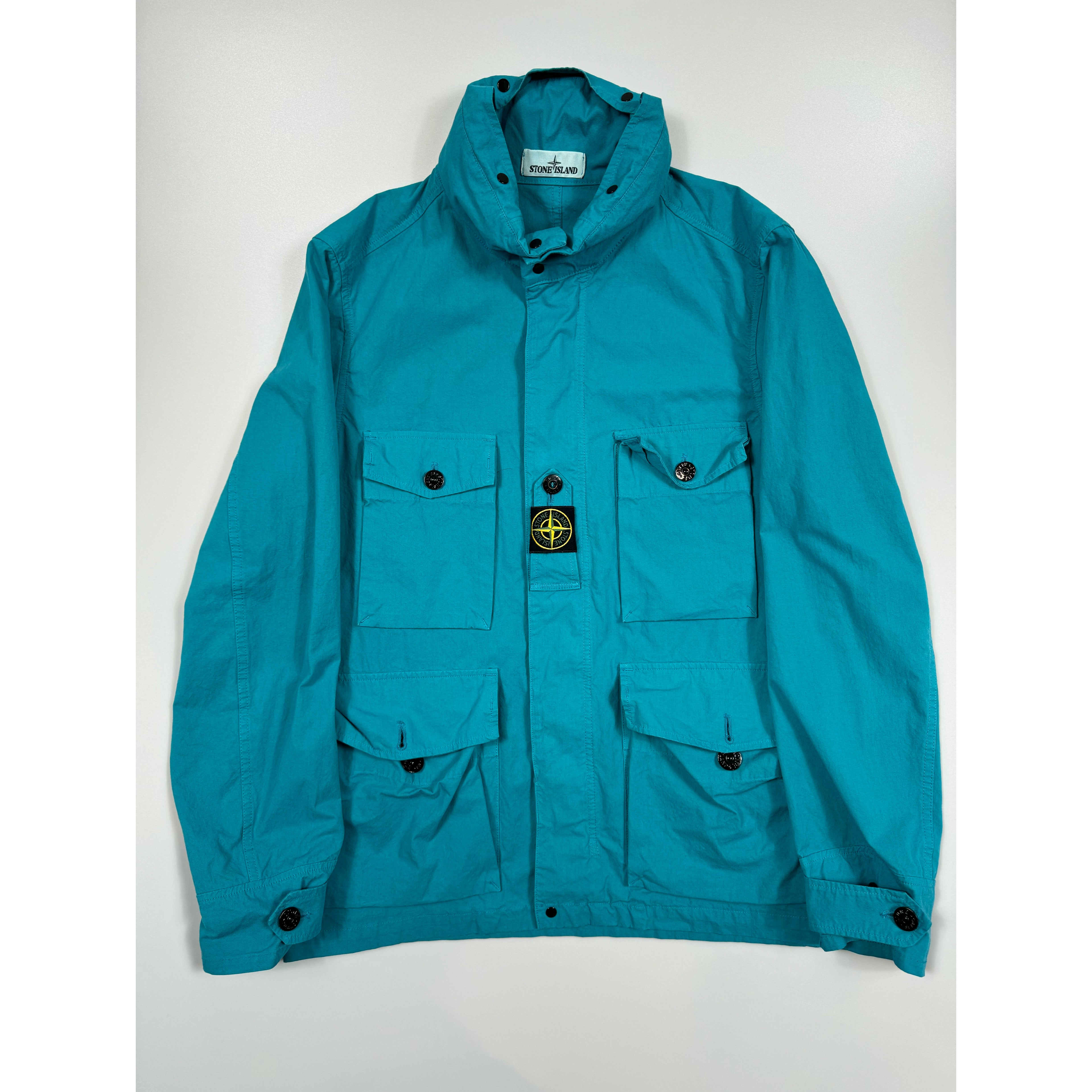 Stone Island Aqua Cotton Cordura Jacket