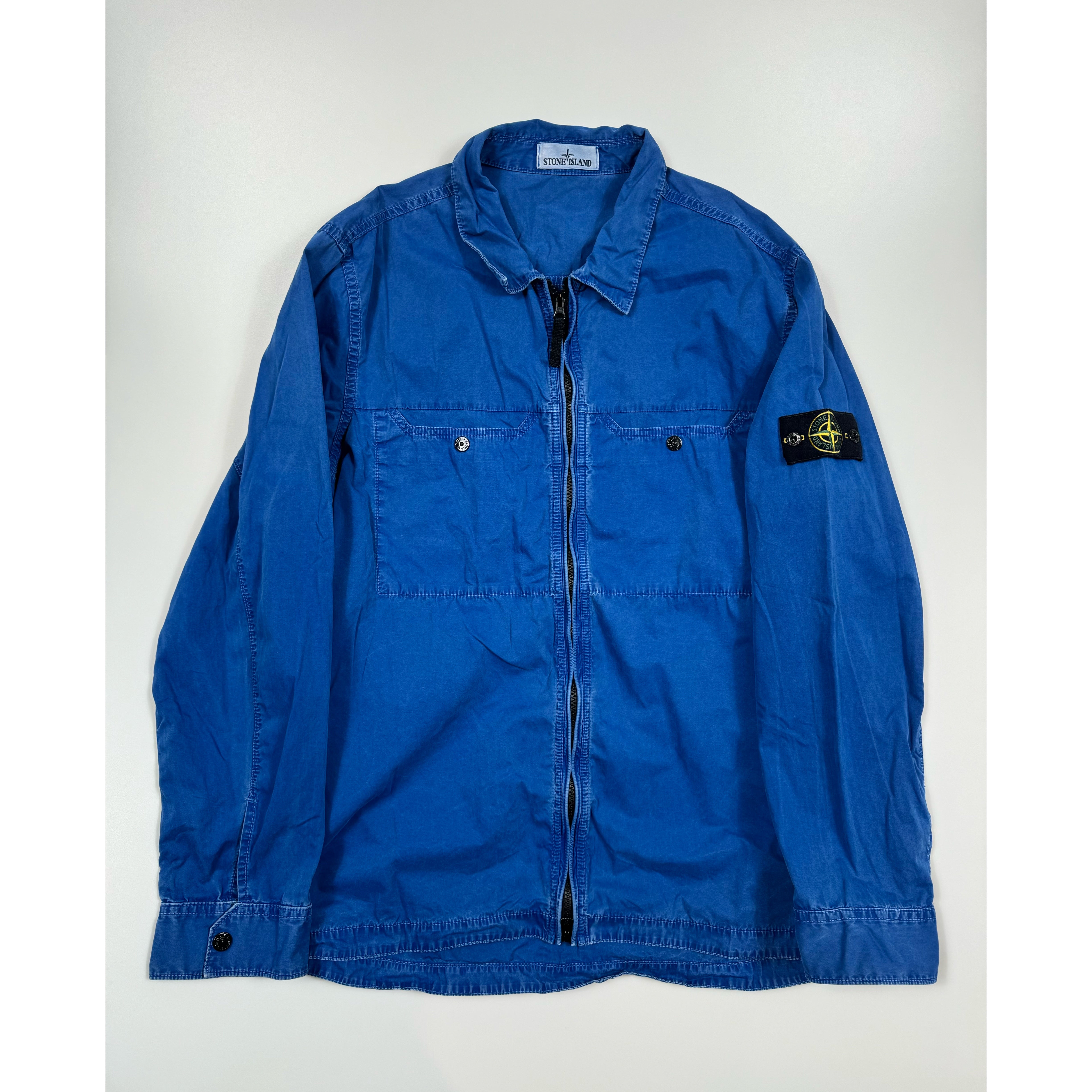 Stone Island Men's Cotton Overshirt Blue main image 1