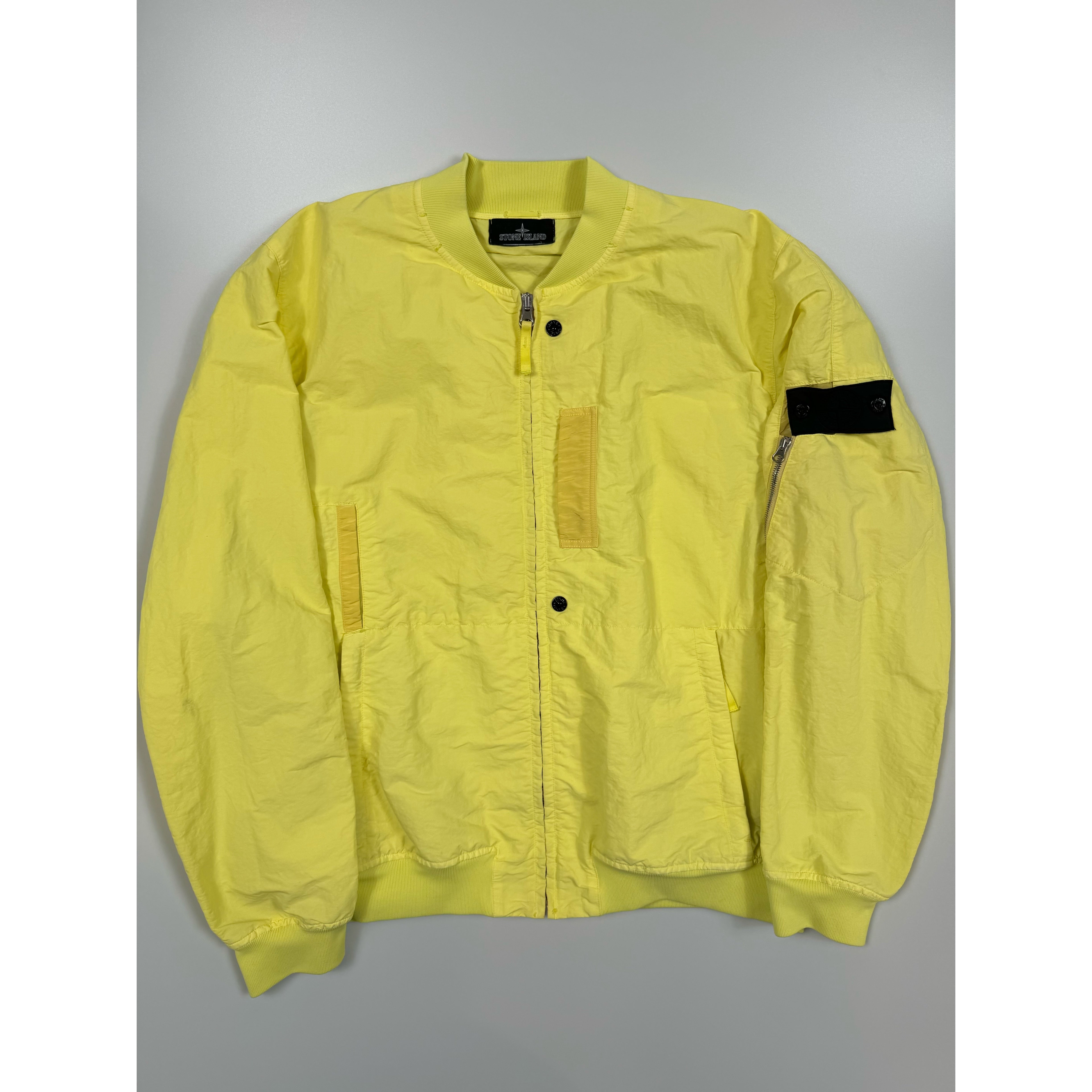 Stone Island Yellow Shadow Project Naslan Bomber Jacket