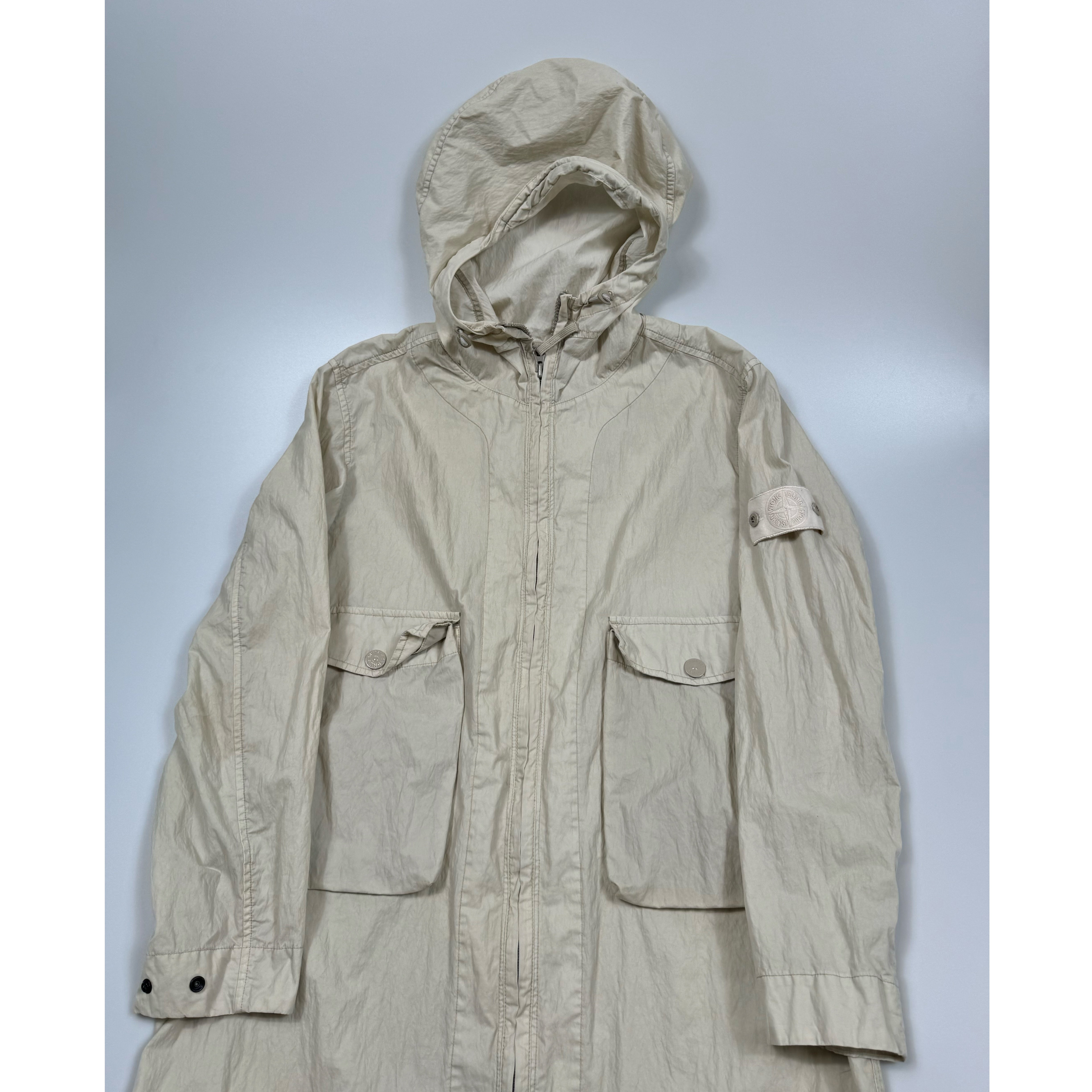 Stone Island Beige Ghost Parka Jacket