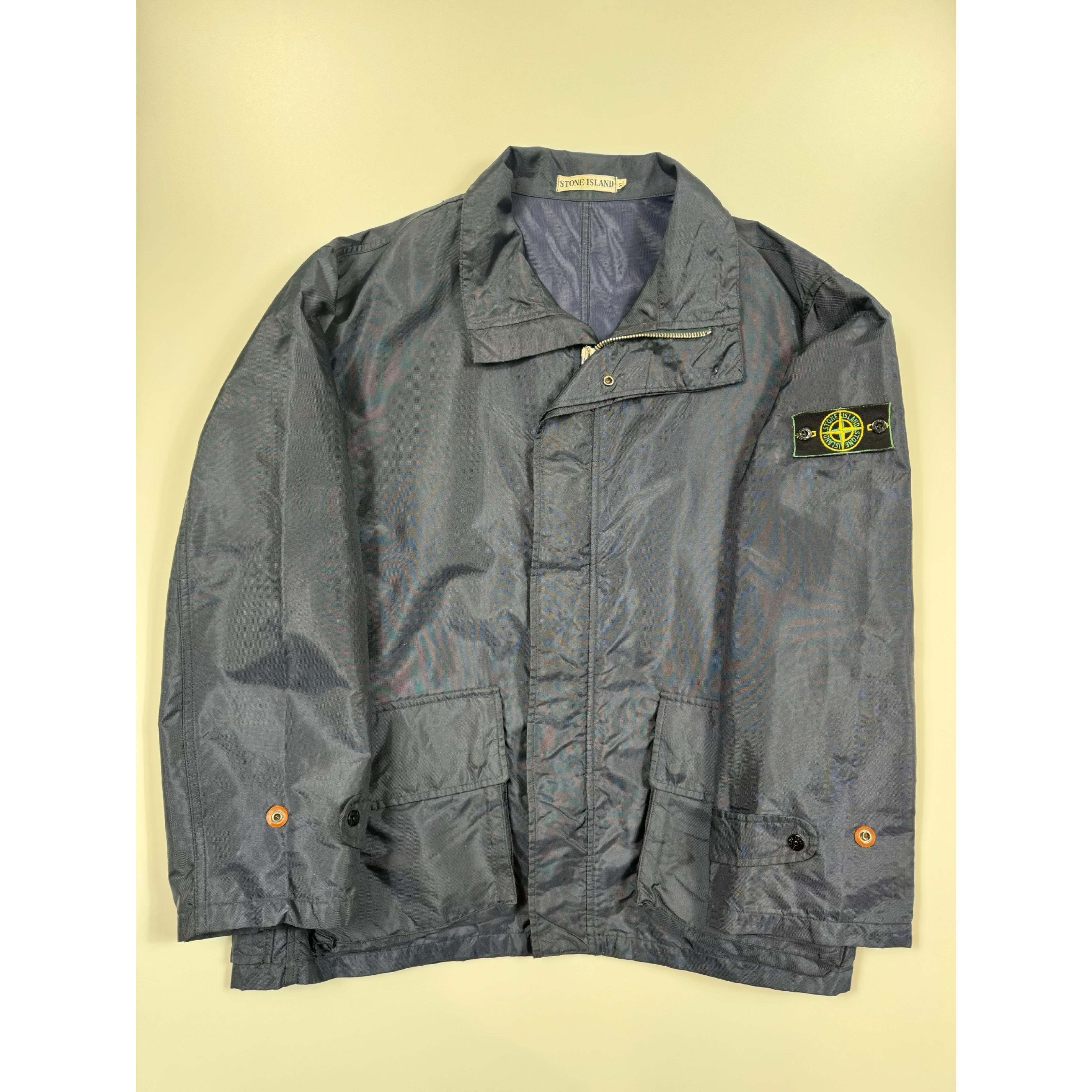 Stone Island Navy Formula Steel Green Edge Jacket