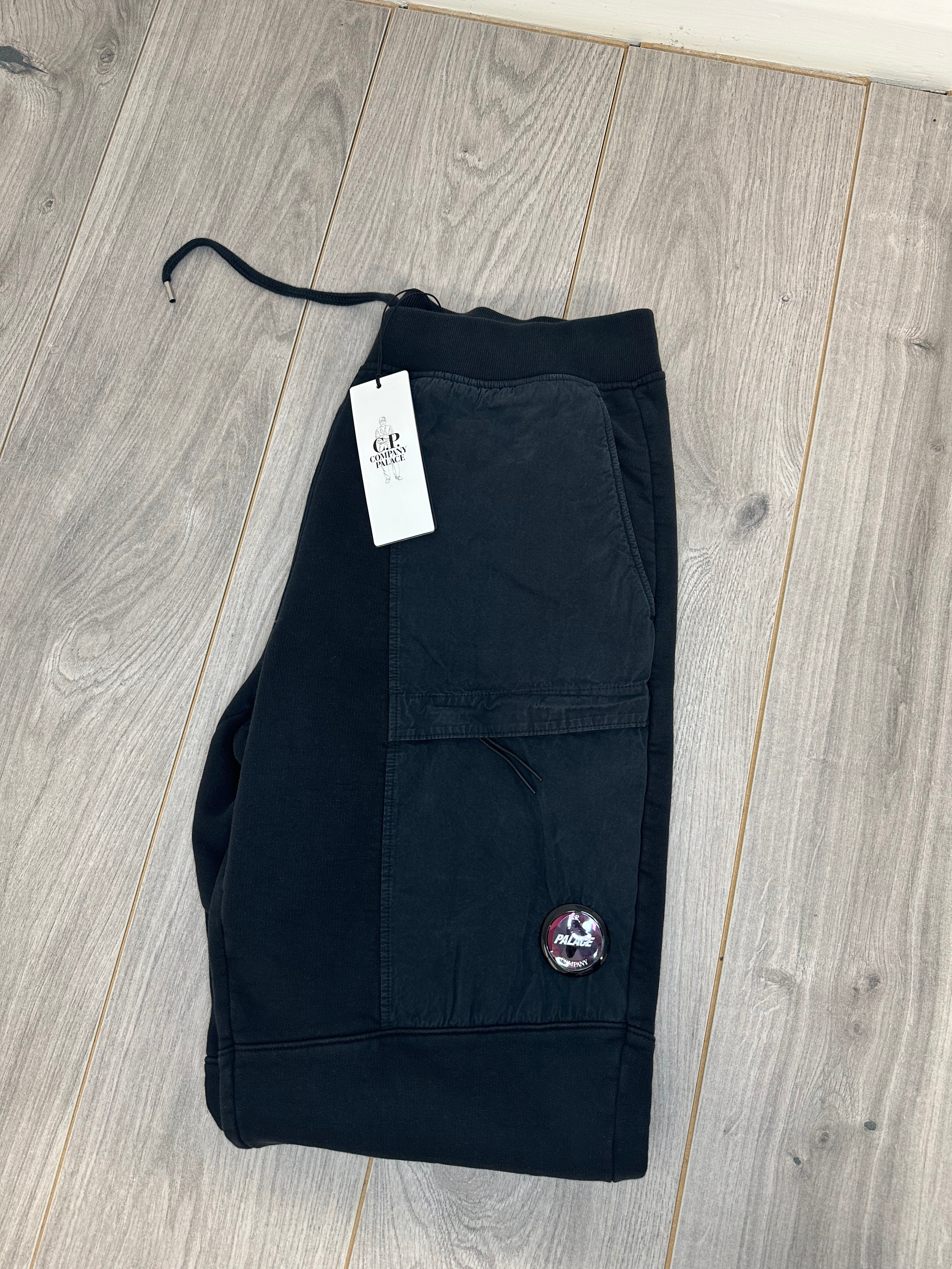 CP Company x Palace Black Joggers