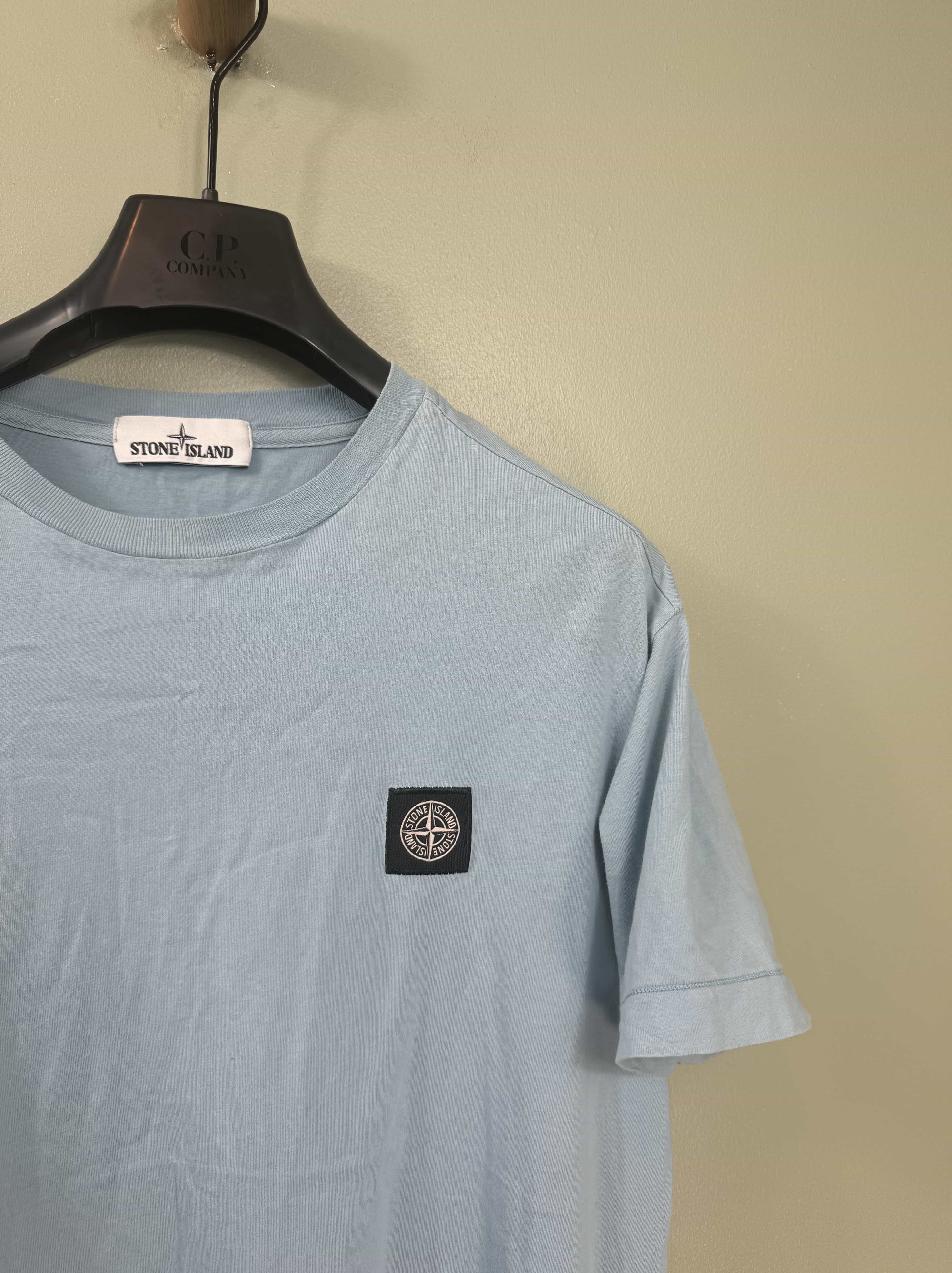 stone island blue t shirts