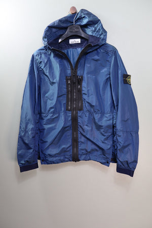 Stone Island Blue/Green Nylon Metal Weft Watro Jacket