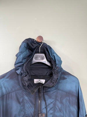 Stone Island Blue Skin Touch Corrosion Treatment Jacket