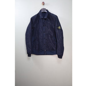 Stone Island Navy Monifilament Overshirt