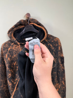 Stone Island Black Ovo Dye Hoodie