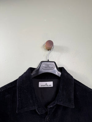 Stone Island Black Corduroy Overshirt