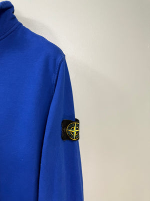 Stone Island Blue 1/4 Zip Jumper