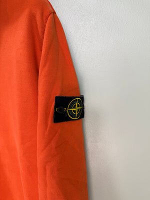 Stone Island Orange 1/4 Zip Jumper