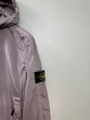 Stone Island Silver Nylon Metal Watro Jacket