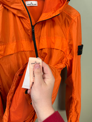 Stone Island Orange Crinkle Reps Jacket