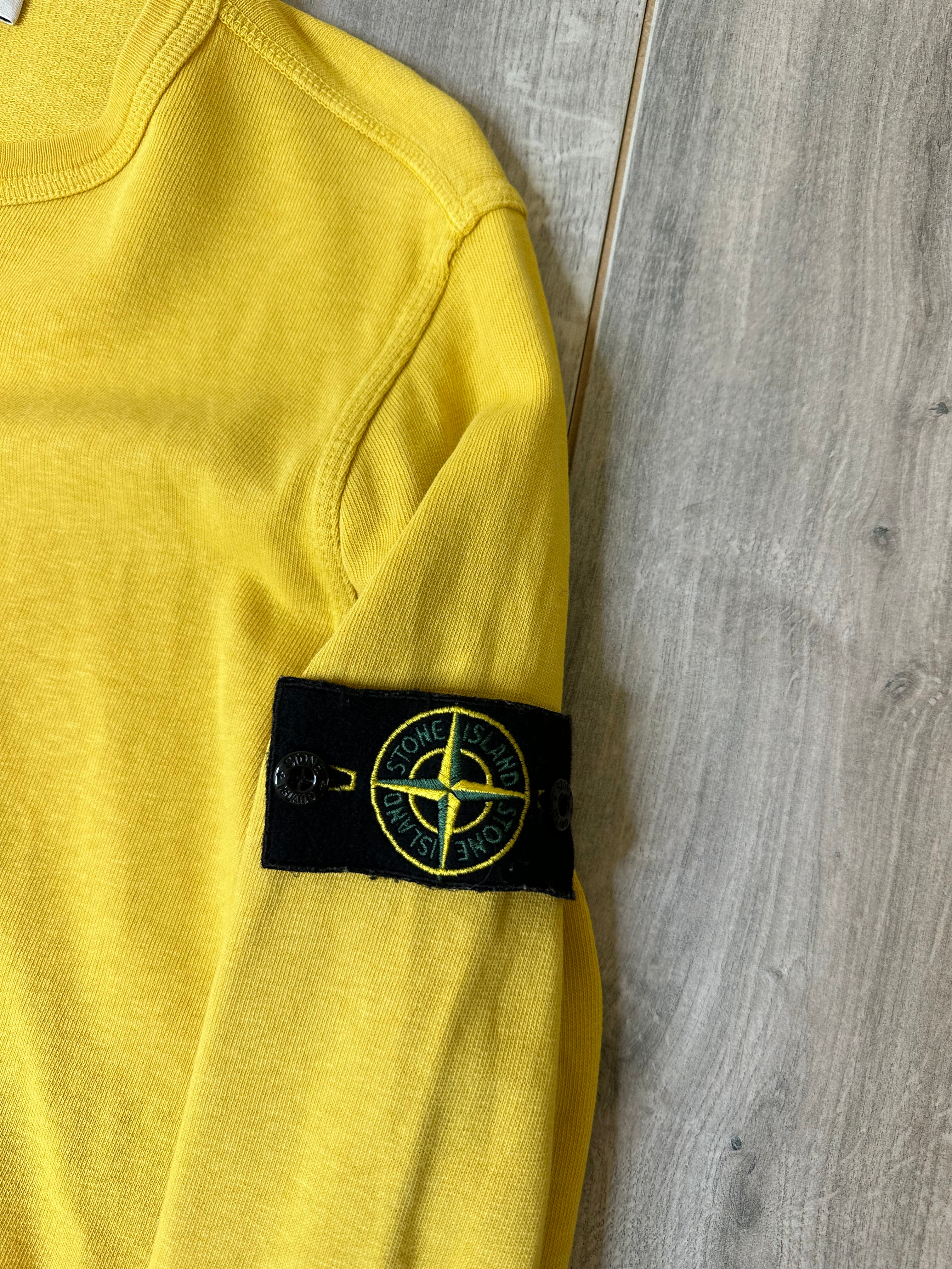 Stone island hot sale jumper yellow