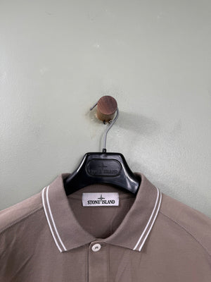 Stone Island Khaki Polo