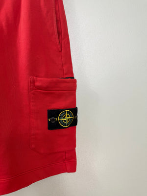 Stone Island Red Shorts