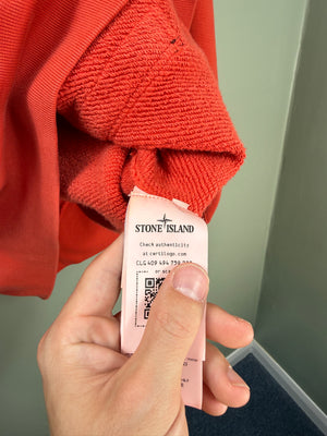 Stone Island Orange Heavy Jumper