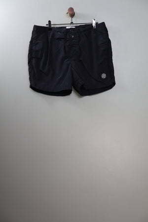 Stone Island Black Nylon Metal Swim Shorts