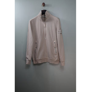 Stone Island Beige Ghost 1/4 Zip Jumper