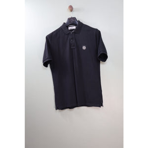 Stone Island Black Slim Fit Polo