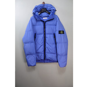 Stone Island Blue Crinkle Reps Jacket