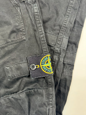 Stone Island Black Vintage Cargo Bottoms