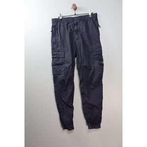 Stone Island Black RE-T Cargo Bottoms