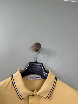 Stone Island Yellow Slim Fit Polo