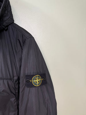 Stone Island Black Crinkle Reps Jacket