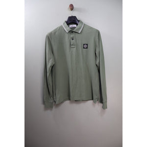 Stone Island Green SL Polo Shirt
