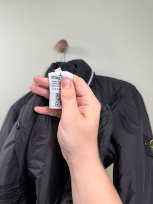 Stone Island Black Crinkle Reps Jacket