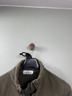 Stone Island Khaki 1/4 Zip Jumper