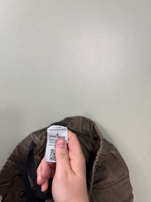 Stone Island Khaki RE Cargo Shorts