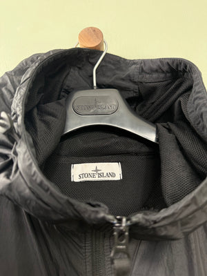 Stone Island Black Crinkle Reps Jacket