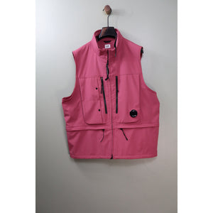 C.P. Company Cherry Soft Shell Gilet