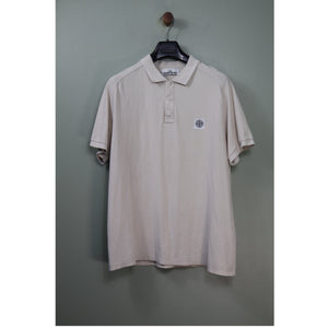 Stone Island Beige Polo Shirt