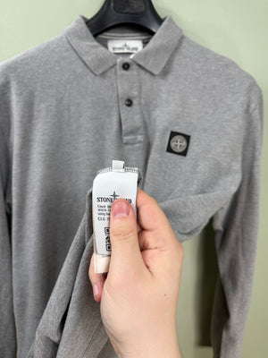 Stone Island Grey Regular Fit Polo