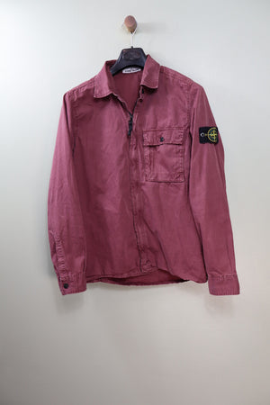 Stone Island Burgundy Overshirt