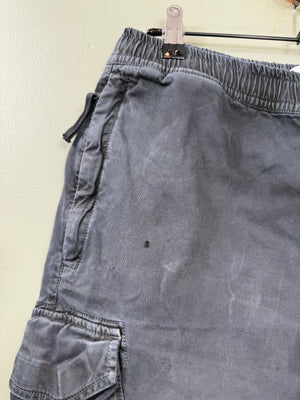 Stone Island Black RE Cargo Shorts