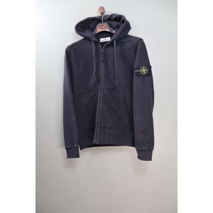 Stone Island Black Zipped Hoodie