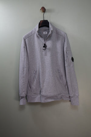C.P. Company Grey 1/4 Zip Jumper