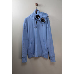 C.P. Company Blue Goggle Hoodie