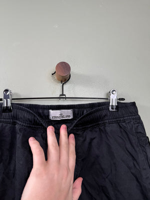 Stone Island Black RE-T Cargo Bottoms