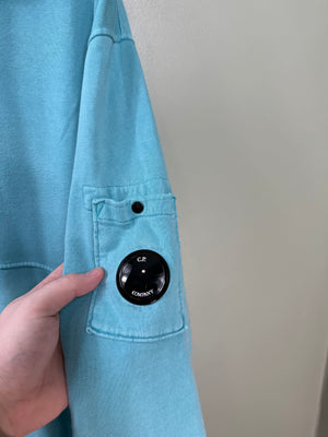 C.P. Company Aqua Blue Hoodie