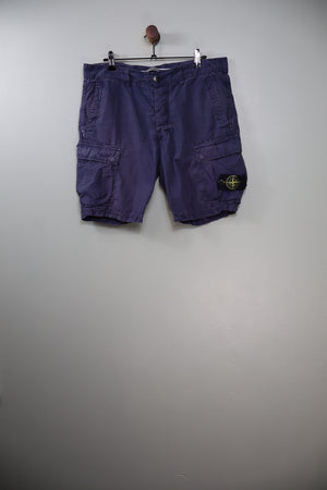 Stone Island Blue SL Cargo Shorts