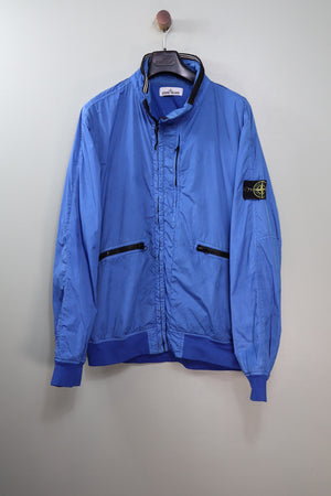 Stone Island Blue Crinkle Reps Jacket