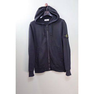 Stone Island Black Zipped Hoodie