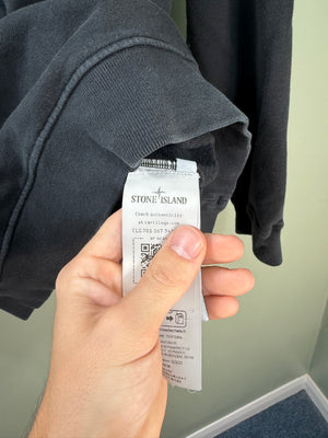 Stone Island Black 1/4 Zip Jumper